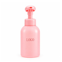Botol Dispenser Pompa Busa Plastik Silinder Kosong 500 ml Warna Logo Kustom untuk Sabun Cair Pembersih Tangan dan Wajah Busa Pembersih Mousse