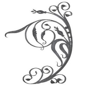 Decrotive/Trang Trí Wrought Sắt Lá Dập - Product Image 3