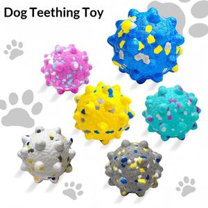 Nuevo Juguete para Mascotas Tipo ETPU, Pelota de Palomitas de Maíz Altamente Elástica, Juguete Interactivo que Ayuda a los Perros a Masticar y Limpiar los Dientes y las Encías - Product Image 1