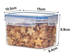 Kín thực phẩm lưu trữ container chum Set Stackable khô tổ chức nhựa rõ ràng nhà bếp PP thực phẩm lưu trữ Box với nắp - Product Image 5