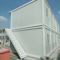 Maison préfabriquée modulaire pliable extensible de 2 chambres, 20 pieds, 40 pieds, avec toilettes, salle de bain, cuisine