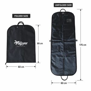 Custom Printed Oxford Fabric Suit Garment Bag, Large Capacity Handheld Jacket Storage <b>Pouch</b> for Bulk Wholesale & Boutique Retail - Product Image 2
