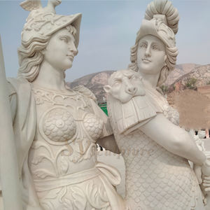 Statua a grandezza naturale europea antica <span class=keywords><strong>pietra</strong></span> greca uomo e donna guerriero statue coppia romana guerriero statua - Product Image 4
