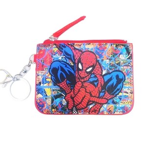 Porte-cartes, porte-clés et porte-monnaie en polyuréthane style dessin animé Spider-Man, Captain America, Batman, Superman - Product Image 3