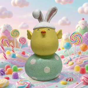 รูปปั้นเรซินไข่อีสเตอร์แบบสั่งทำของตกแต่งสวนของขวัญวันหยุดงานฝีมือรูปปั้นเจี๊ยบ polyresin - Product Image 1
