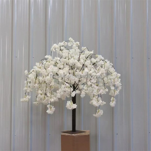 <span class=keywords><strong>FL</strong></span>-304 Trắng khóc cây hoa anh đào 150cm treo hoa cây 5ft cây hoa anh đào cho các sự kiện bên trang trí - Product Image 3