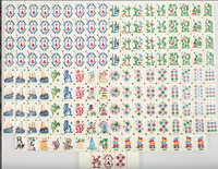 Jeu de Mahjong Moderne Mother Nature avec tuiles en acrylique - En stock et expédition aérienne le 10 juillet