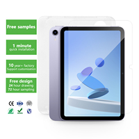Protection d'écran en verre trempé anti-reflet et anti-poussière HD de qualité supérieure 10,9 et 12,9 pouces pour iPad Air 2026