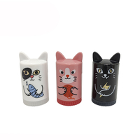 Nouveautés de la Meilleure Usine de Papeterie : Taille-crayon Kawaii Original en Forme de Chat Animal Mignon