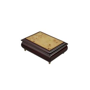 Custom High Glossy Modern Customized Wooden Rectangle <b>Ring</b> Necklace Bracelet Jewellery Cases Musical Jewelry Box - Product Image 4