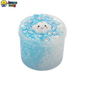 ชุดทำสไลม์เนื้อโฟมผลไม้สองสี JITENG ยืดหยุ่น ไม่เหนียว ช่วยคลายเครียด ของเล่นสไลม์ DIY ชุดสีสันสดใส ของเล่นดินน้ำมัน - Product Image 4