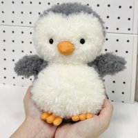 Peluche Pingouin en Peluche Douce de 18 cm, Prix d'Usine, Vente en Gros