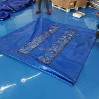 Bâche résistante imperméable de 0.50mm 600g 600gsm 18oz de bâche de polyester enduite de vinyle de remorque de tente de couverture de camion enduite de PVC