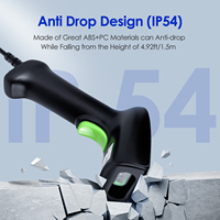 FYJ F8603 Connexion filaire Scan rapide IP54 Connexion USB Longue durée de vie Durée de vie de la batterie Pistolet de numérisation de codes à barres