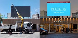 Pantalla LED para Exteriores P5 Resistente al Agua, Pantalla a Todo Color para Publicidad, Alto Brillo, Alcanza hasta 5000 Nits - Product Image 3