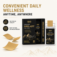 OKTW Bandes orales de Shilajit de l'Himalaya saveur Matcha – Soutien musculaire, énergie et vitalité quotidiennes – Complément alimentaire ODM OEM