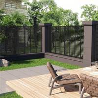 Panneaux de clôture en aluminium de gros pour balcon, garde-corps, panneaux de clôture extérieurs décoratifs durables