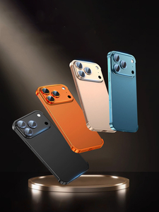 Ốp điện thoại kim loại <span class=keywords><strong>iPhone</strong></span> 17 Air 17 Pro 17 Pro Max, ốp <span class=keywords><strong>iPhone</strong></span> sang trọng, mới, kèm vòng bảo vệ camera kính cường lực - Product Image 4