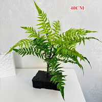Bouquet de fleurs en plastique décoratif pour la maison, le bureau, le jardin, décoration intérieure, plantes artificielles, fleurs artificielles, fougère
