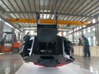 Cisaille forestière hydraulique avec roulement pour excavatrice et mini-chargeuse, dotée d'une rotation à 360°