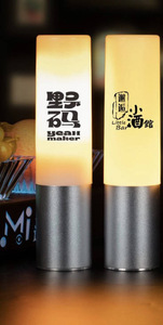 Custom Logo DMX 2000m Remote Control Rechargeable Atmosphere <b>Table</b> <b>Lamp</b> Desk Service Number Light for Bar Ktv Restaurant Party - Product Image 4