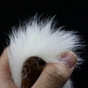 Colore personalizzato bianco marrone grigio coda di <span class=keywords><strong>mucca</strong></span> reale coda di bue per materiali per la costruzione di mosche - Product Image 3