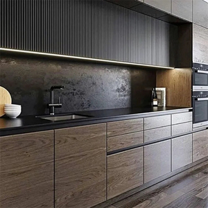 <span class=keywords><strong>Cuisine</strong></span> <span class=keywords><strong>italienne</strong></span> haut de <span class=keywords><strong>gamme</strong></span>, luxe moderne, armoire de <span class=keywords><strong>cuisine</strong></span> en acier inoxydable, évier, robinet, charnière, étanche, acier inoxydable 304, stratifié blanc - Product Image 5