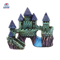 Resin Aquarium Decoration Castle