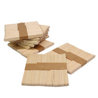 Bâtonnets de glace biodégradables en bois, écologiques, personnalisables avec logo, vente en gros