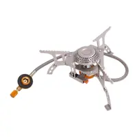 Gas Camping Portable Gas Stove 3700W Outdoor Hiking Mini Portable Camping Stove Portable Outdoor Home Camping Wood Stove