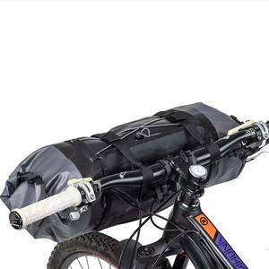 Sacs de guidon de vélo en nylon personnalisés, 2 côtés, fermeture à enroulement, étanches, pour le cyclisme - Product Image 4