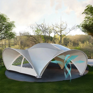Dome-shaped Canopy Tent Outdoor Sunscreen Camping Equipment Super Large Sunshade Windproof Waterproof Four-season Awning - Product Image 3