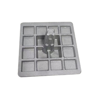 Goujons de route réfléchissants Chaussée de route en aluminium solide 43 Perles de verre Réflecteur pour goujon de route