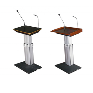 Soporte de Monitor de <span class=keywords><strong>atril</strong></span> de podio Digital eléctrico de Venta caliente ruedas de madera/aluminio <span class=keywords><strong>para</strong></span> conferencias de escuelas de formación en el aula - Product Image 1