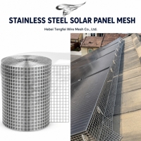 Kit de protection solaire contre les nuisibles, rouleau de PVC de 10 pouces x 100 pieds, résistant au vent, filet anti-oiseaux pour panneaux solaires pour toits commerciaux