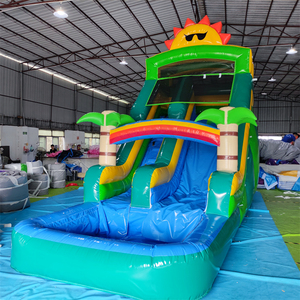 15ft 20ft trượt nước Inflatable thương mại Inflatable trượt nước Hồ bơi bơm hơi khổng lồ trượt - Product Image 4