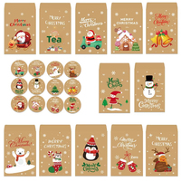 Sachets en papier kraft pour friandises de Noël avec impression flocon de neige pour l'emballage de bonbons et de biscuits de fêtes, fournitures en gros