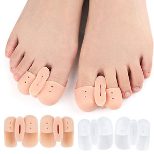 Dapat dicuci & dapat digunakan kembali Gel pemisah jari kaki bersirkulasi pemisah jari kaki untuk pria & wanita perenggang kaki - Product Image 1