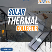 Film absorbant solaire à plaques plates en aluminium noir/bleu cuivre pour chauffe-eau solaire pressurisé