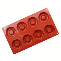 Moule à muffins, gâteaux et beignets en silicone USSE résistant à la chaleur (-40°C-230°C) à 6/8/18 mini cavités, écologique, réutilisable, facile à démouler