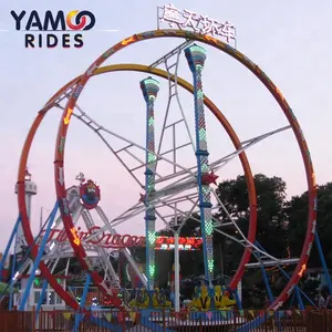 Yamoo Fun Fair Rides Happy Wheel Spiele für Outdoor-Parks Unterhaltung Ferris Ring Car Rides zum Verkauf