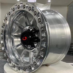 Maßgefertigte 4x4 Leichtmetallfelgen mit Tiefer Schüsselkonstruktion 17 18 20 Zoll 6x139,7 5*150 Chrom Beadlock Offroad Geschmiedete Felgen für Pickup-Fahrzeuge - Product Image 3