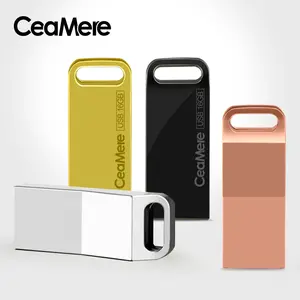 CeaMere Metal USB2.0 flash drive 64gb pen drive Best Promotional Item Custom USB Flash Drives