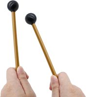 Top Selling 2 Pcs Glockenspiel Xylophone Mallets Percussion with Wood Handle 8 Inch Drum Sticks