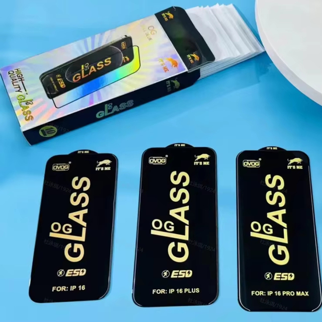 Brand New Glass Protector Og Glass for Samsung S24 Tempered Glass Finger Og for iPhone 16 Plus 16 Pro Max