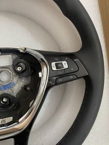 Volant de direction pour intérieur de voiture VW <span class=keywords><strong>Golf</strong></span> 5 6 <span class=keywords><strong>7</strong></span> MK7 Polo <span class=keywords><strong>GTI</strong></span> Passat B8 CC Jetta Arteon Variant Vento T-Roc Speeding Classic 3/4 - Product Image 4