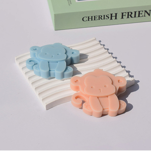 Flat <strong>Monkey</strong> Pattern Silicone Mold Nature Animal 2D <strong>Template</strong> for DIY Candle Baking Resin Craft Decoration - Product Image 2