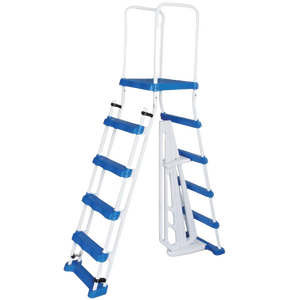 Échelle de <span class=keywords><strong>piscine</strong></span> <span class=keywords><strong>hors</strong></span> sol de 52 ''une échelle de <span class=keywords><strong>piscine</strong></span> à cadre avec barrière et système d'entrée de main courante en fer 71540 - Product Image 1