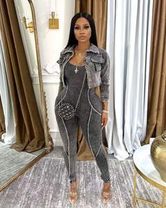 Set Due Pezzi di Alta Qualità per <span class=keywords><strong>Donna</strong></span>: Giacca Corta in Cotone + Body, <span class=keywords><strong>Abbigliamento</strong></span> Casual <span class=keywords><strong>Vintage</strong></span> di Lusso 2025 - Product Image 5