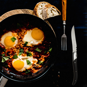 <span class=keywords><strong>Couteau</strong></span> à steak et dîner <span class=keywords><strong>Laguiole</strong></span> ultra-qualité 8 pouces pleine soie avec manche en bois <span class=keywords><strong>couteau</strong></span> de <span class=keywords><strong>cuisine</strong></span> aux fruits lame en acier - Product Image 4